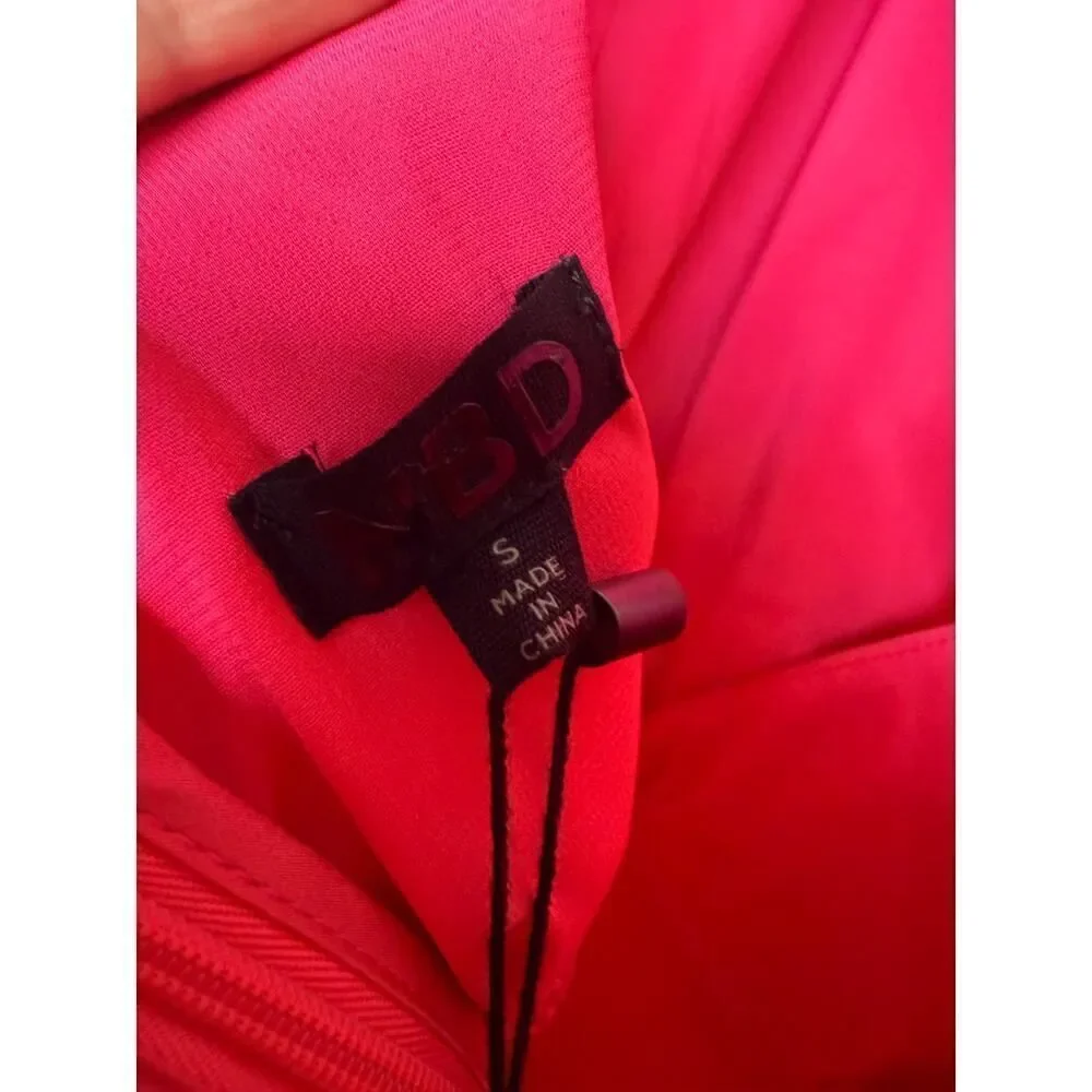 NBD Cathryn Mini Dress Hot Pink Straps Sleeveless Revolve NWT Sz. S